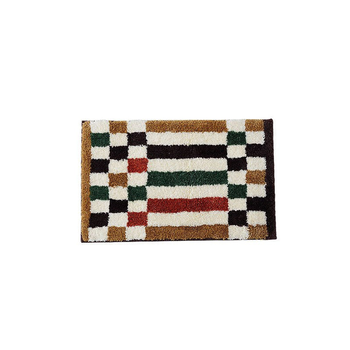 Vibrant Checkered Revival Bath Mat -Bath Mats & Rugs- Delicors