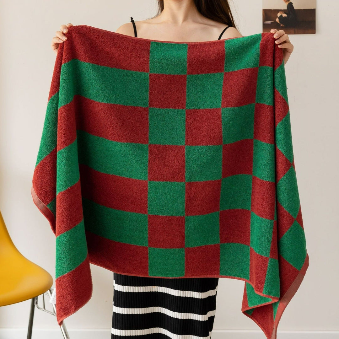 Vintage Check Towel Set -Towel- Delicors