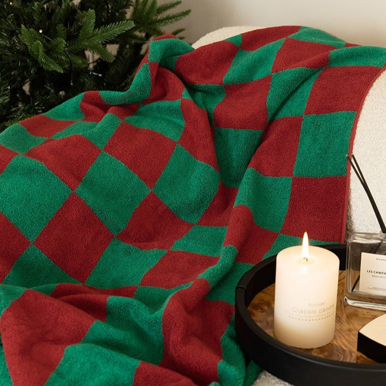 Vintage Check Towel Set -Towel- Delicors