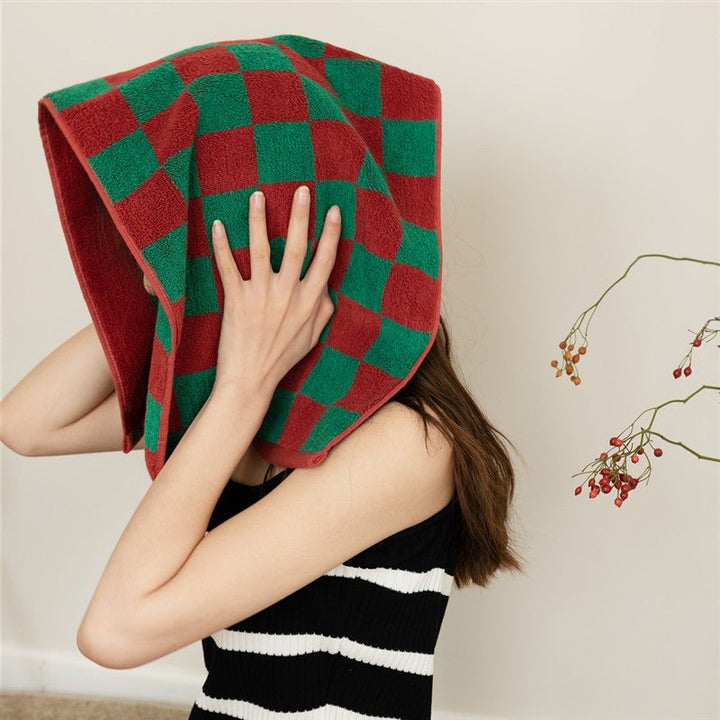 Vintage Check Towel Set -Towel- Delicors