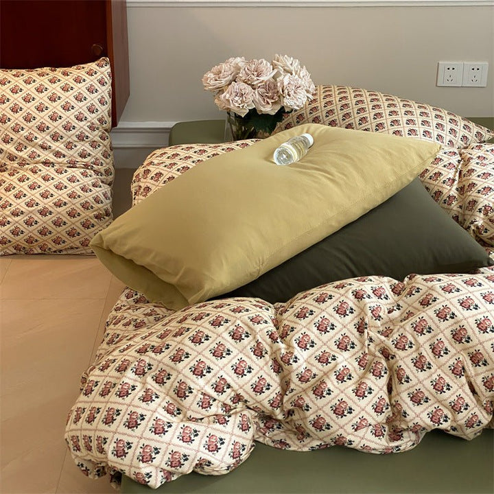 Vintage Flower Garden Bedding Set -Bedding- Delicors