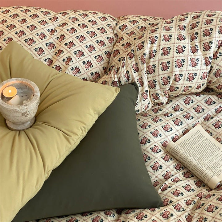 Vintage Flower Garden Bedding Set -Bedding- Delicors