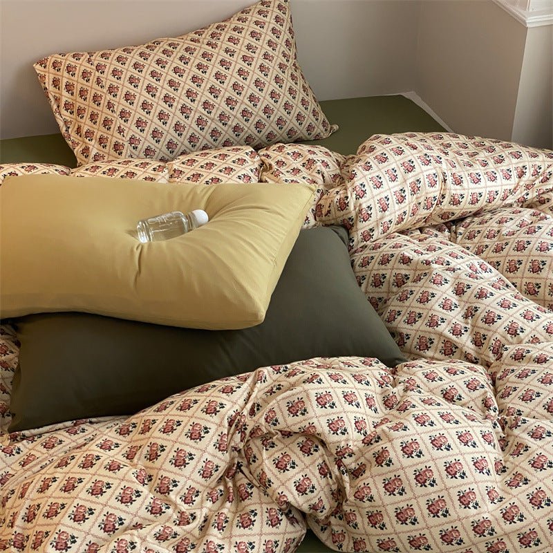 Vintage Flower Garden Bedding Set -Bedding- Delicors