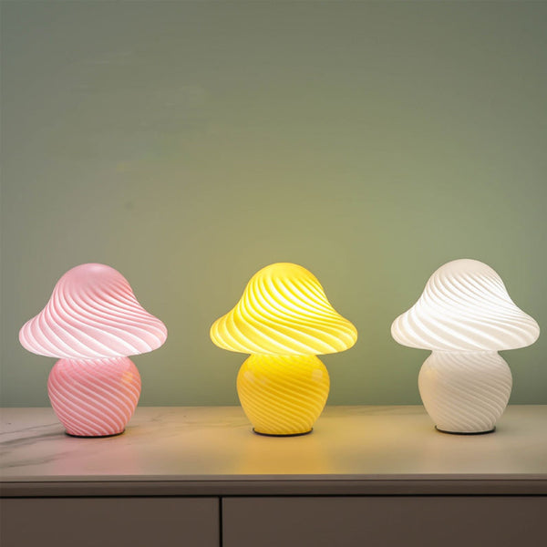 Vintage Murano Mushroom Lamp -Lamps- Delicors