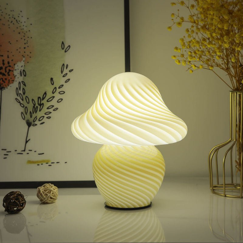 Vintage Murano Mushroom Lamp -Lamps- Delicors