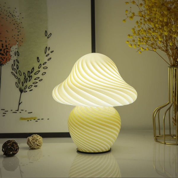 Vintage Murano Mushroom Lamp -Lamps- Delicors