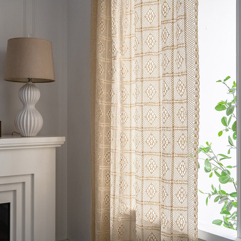 Wisteria Lace Curtain -Curtain- Delicors