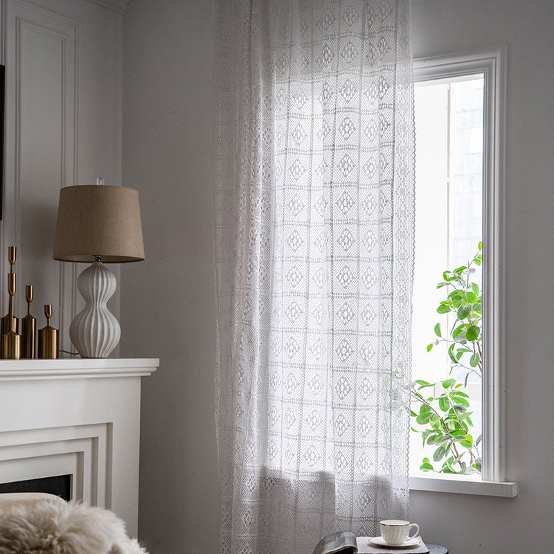 Wisteria Lace Curtain -Curtain- Delicors
