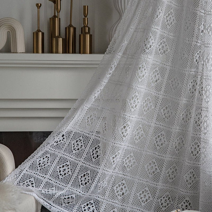 Wisteria Lace Curtain -Curtain- Delicors
