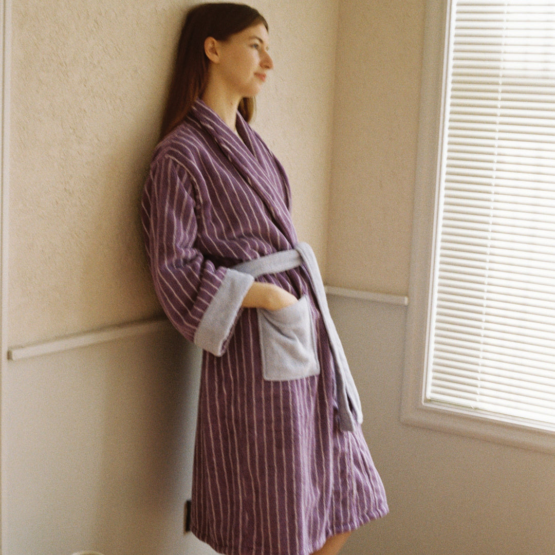 Candy Stripe Luxe Robe