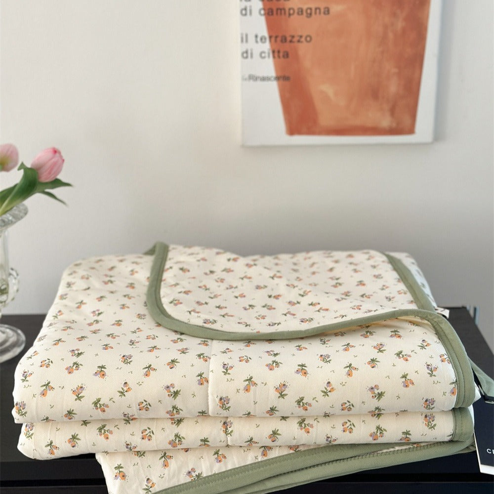 Fresh Time Summer Quilted Blanket