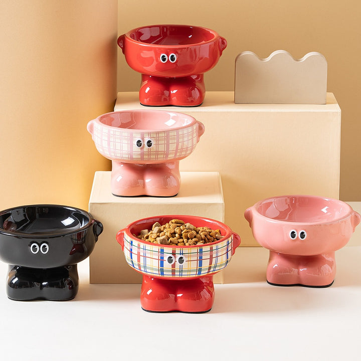 Tartan Little Monster Pet Bowl