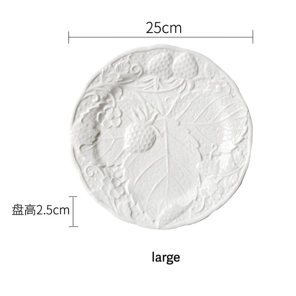 Grapevine Round Plate