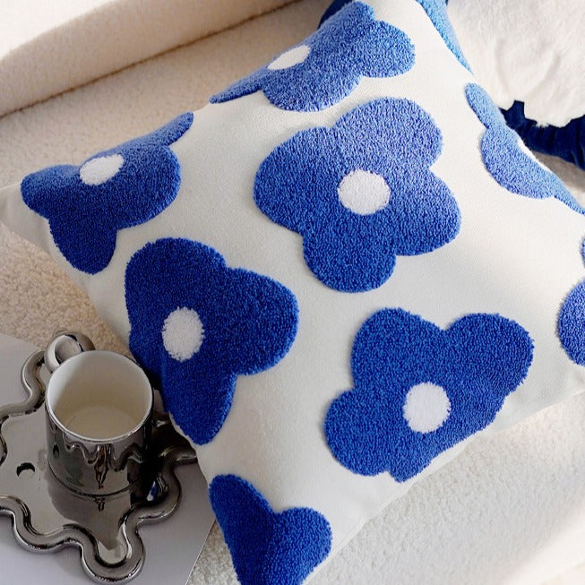 Blue Bloom Cushion