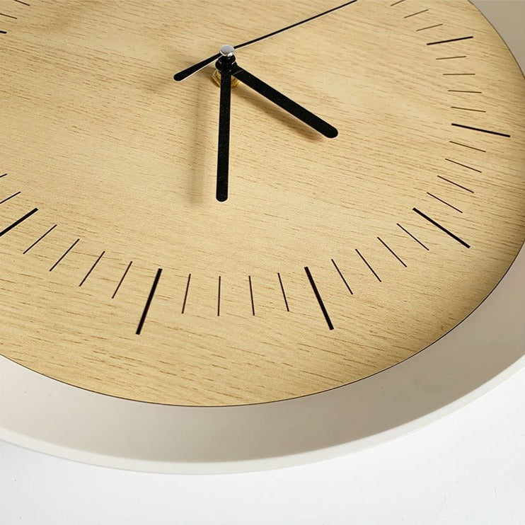 Line Mark Minimalist Clock