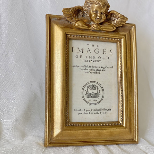 Regal Cherub Photo Frame
