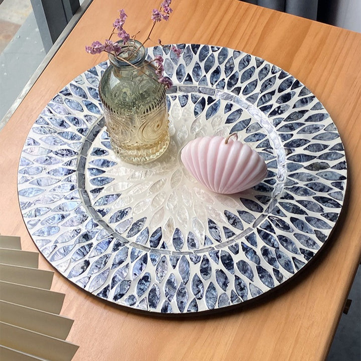 Blue Bubble Shell Tray
