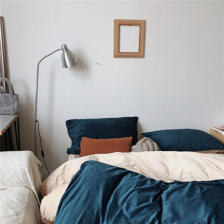 Warm Texture Bedding Set Collection