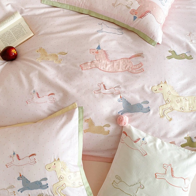 Pastel Pony Parade Bedding Set