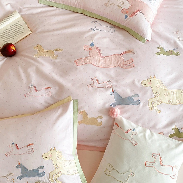 Pastel Pony Parade Bedding Set