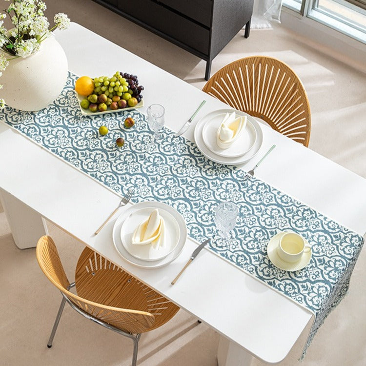 Countryside Blue Table Runner