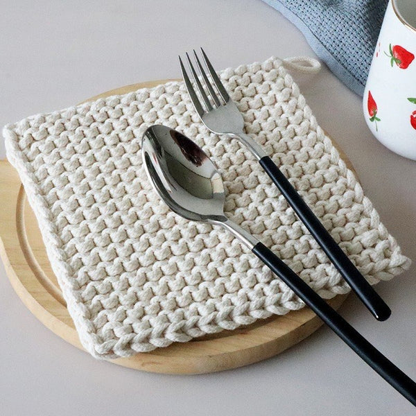 Japanese Square Trivet Mat Set