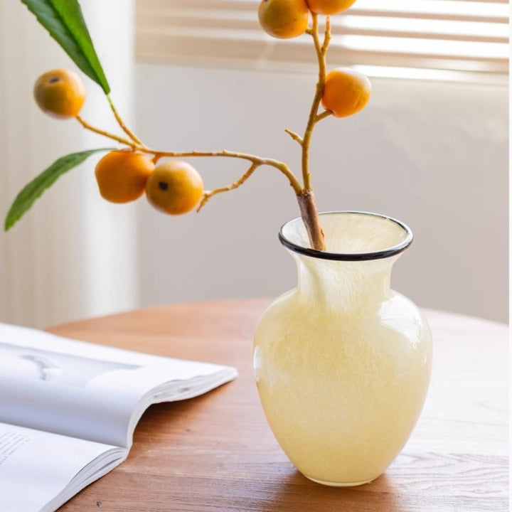 Ethereal Glow Glass Vase Collection