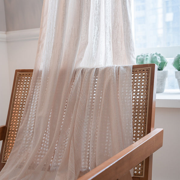 Shiny Days Textured Curtain