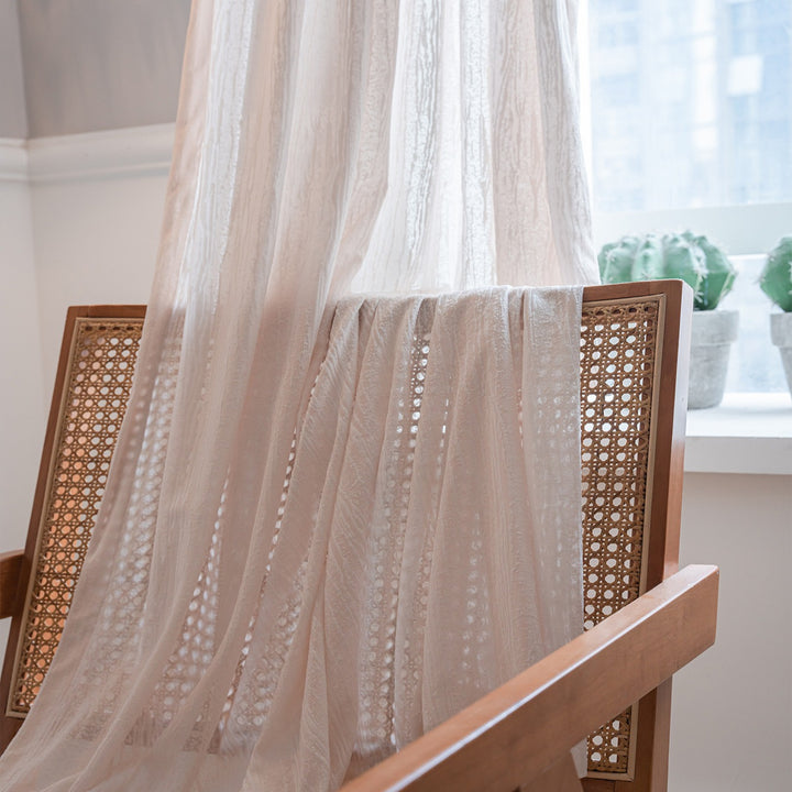 Shiny Days Textured Curtain