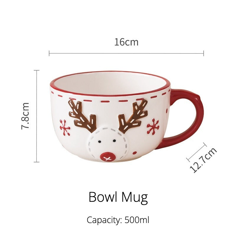 Santa & Reindeer Mug