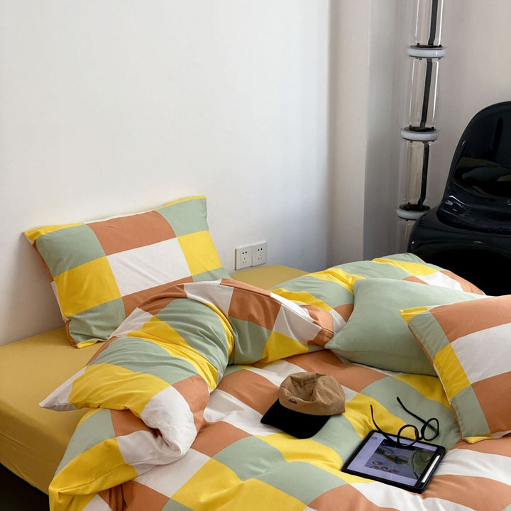 Funky Checkered Bedding Set Collection