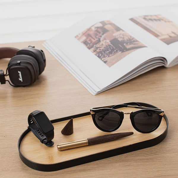 Bamboo Oval Tray Set