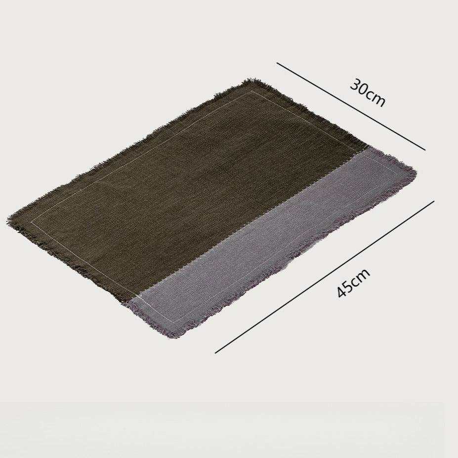 Patchwork Ramie Placemat Set