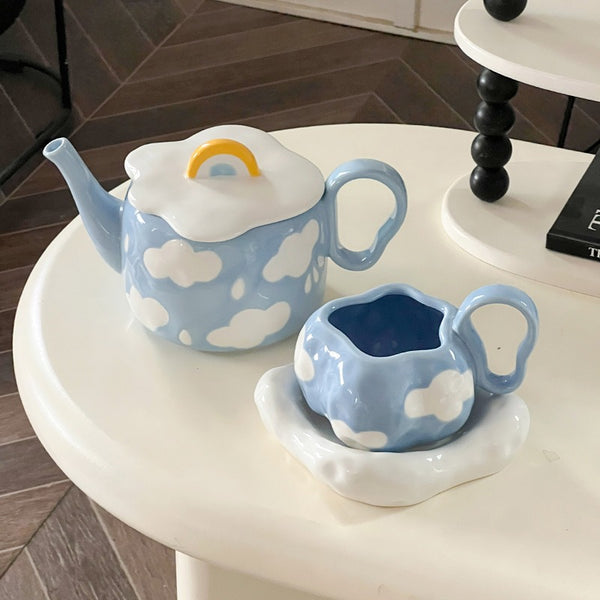 Tea Cloud Dreams Teacup & Pot Set