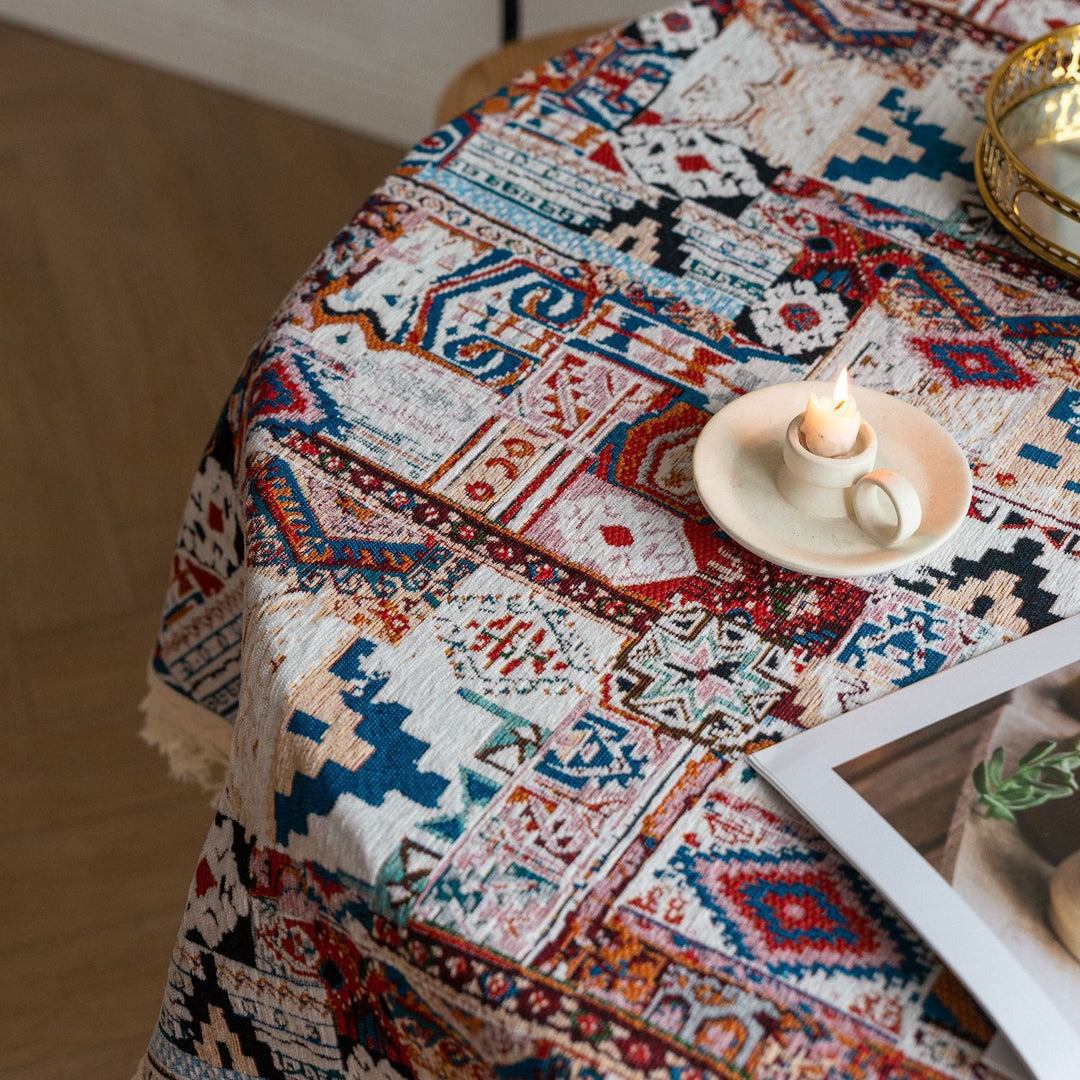 Mexico Style Tassel Table Cloth Collection