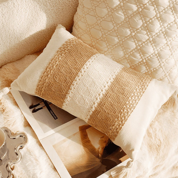 Cosy Sheep Embroidered Cushion