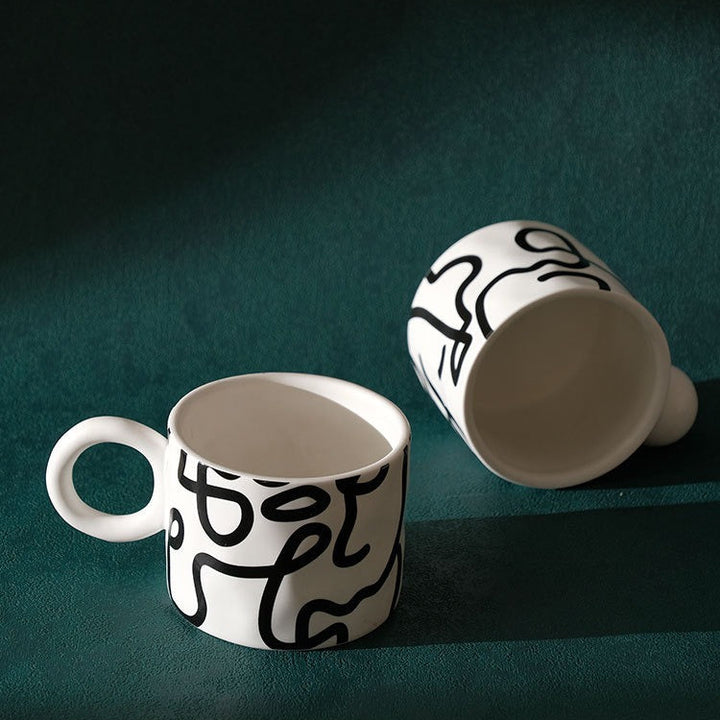 Abstract Graffiti Tea Cup Collection