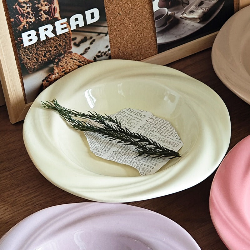 Floral Rose Plate Set