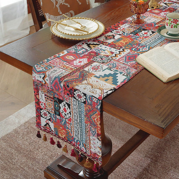 Boho Patchwork Table Runner