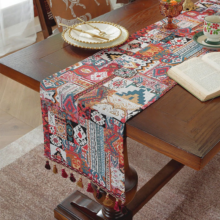 Boho Patchwork Table Runner
