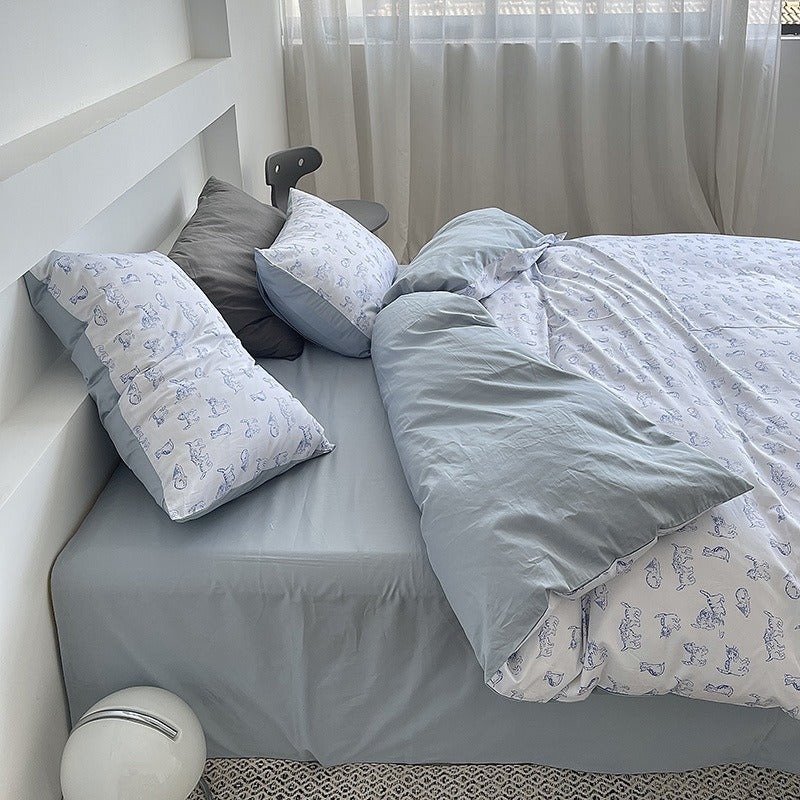 Lazy Kitty Bedding Set