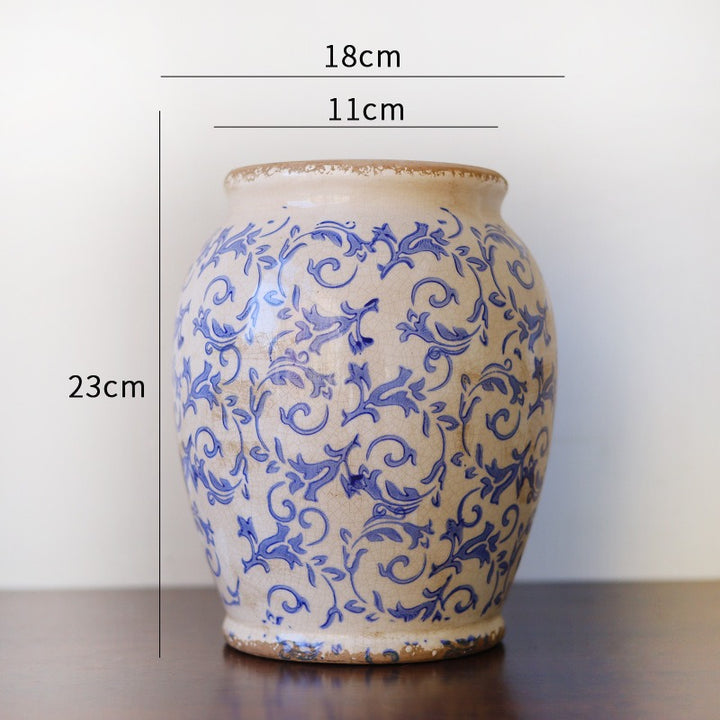 Blue Countryside Ceramic Vase Collection