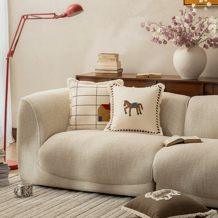 Pasture Tales Embroidered Cushion Collection