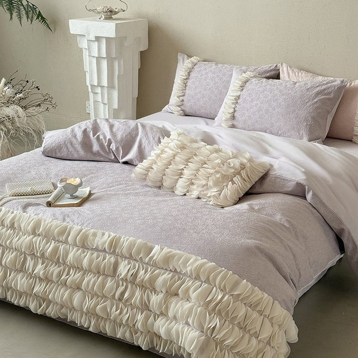 Petal Ruffle Bedding Set