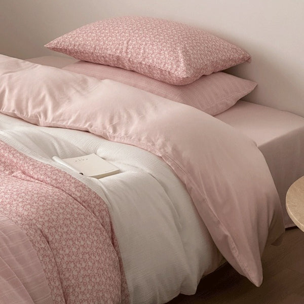 Stripe Bloom Bedding Set