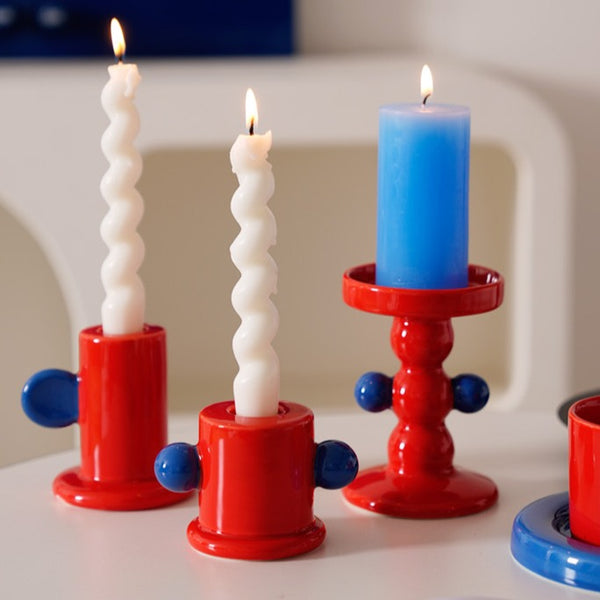 Bold Colour Candle Holder