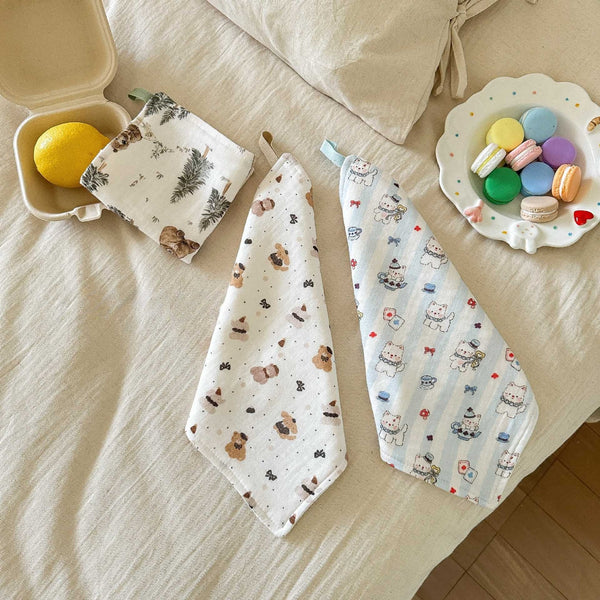 Critter Friends Burp Cloth Set