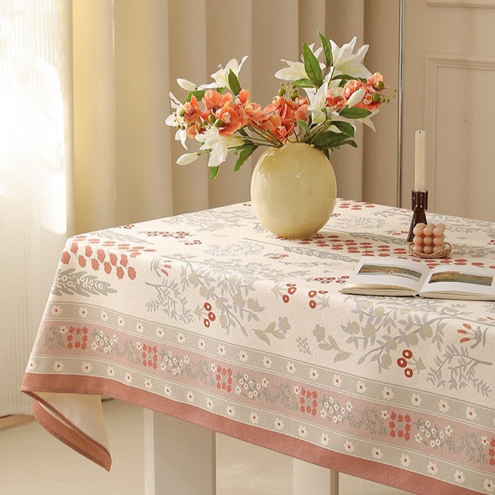 Red Sprig Tablecloth
