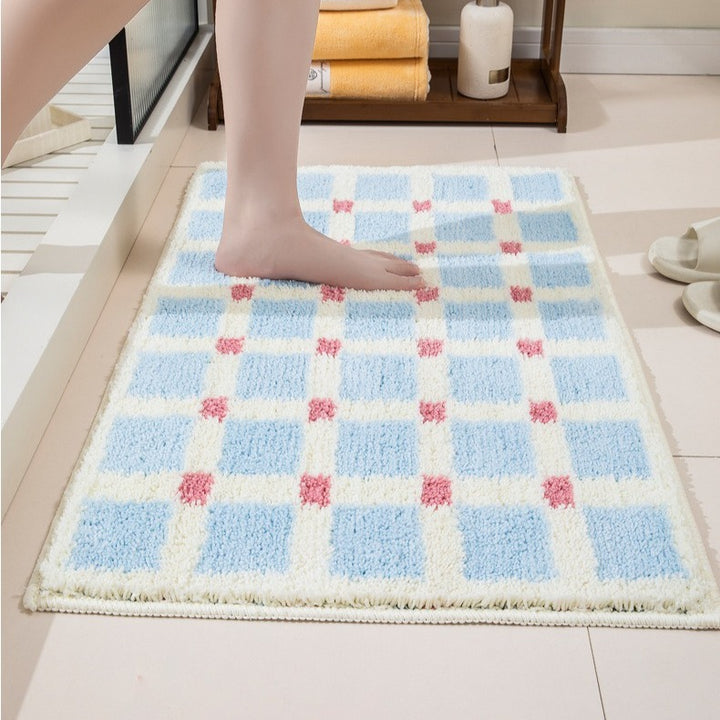 Pale Gingham Rug