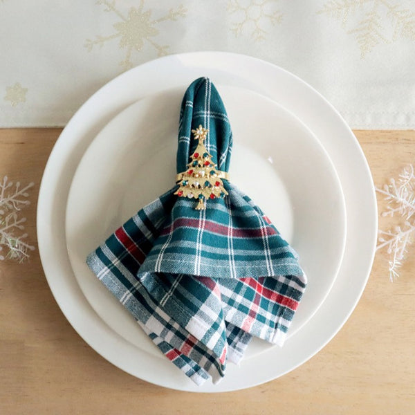 Christmas Tartan Napkin Set